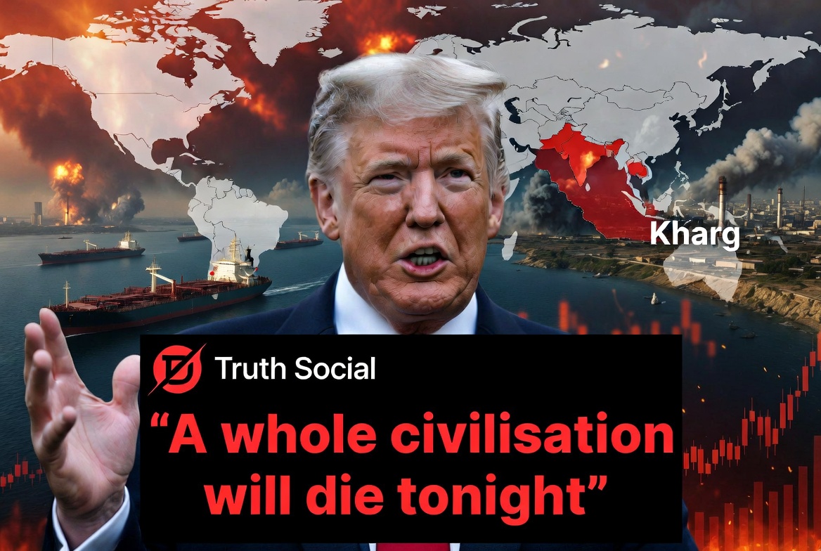 Trump Says ‘A Whole Civilisation Will Die Tonight’ If Iran Does Not Make a Deal – Middle East Crisis